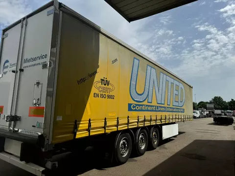 Lecitrailer 3x Mercedes axle , Curtainside trailer