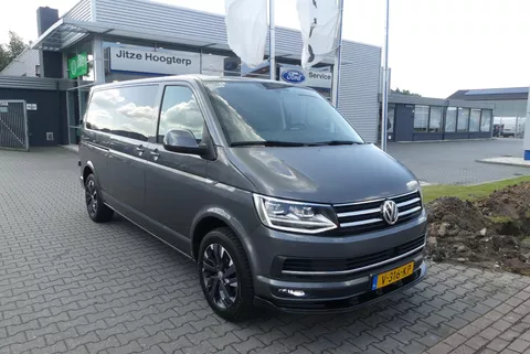 Volkswagen Transporter 2.0 TDI L2H1 DC Highline SCHUIF/KANTELDAK, ADAPTIEVE CRUISE, DAB, APPLE CARPLAY, CLIMA, NAVI, 177.016KM