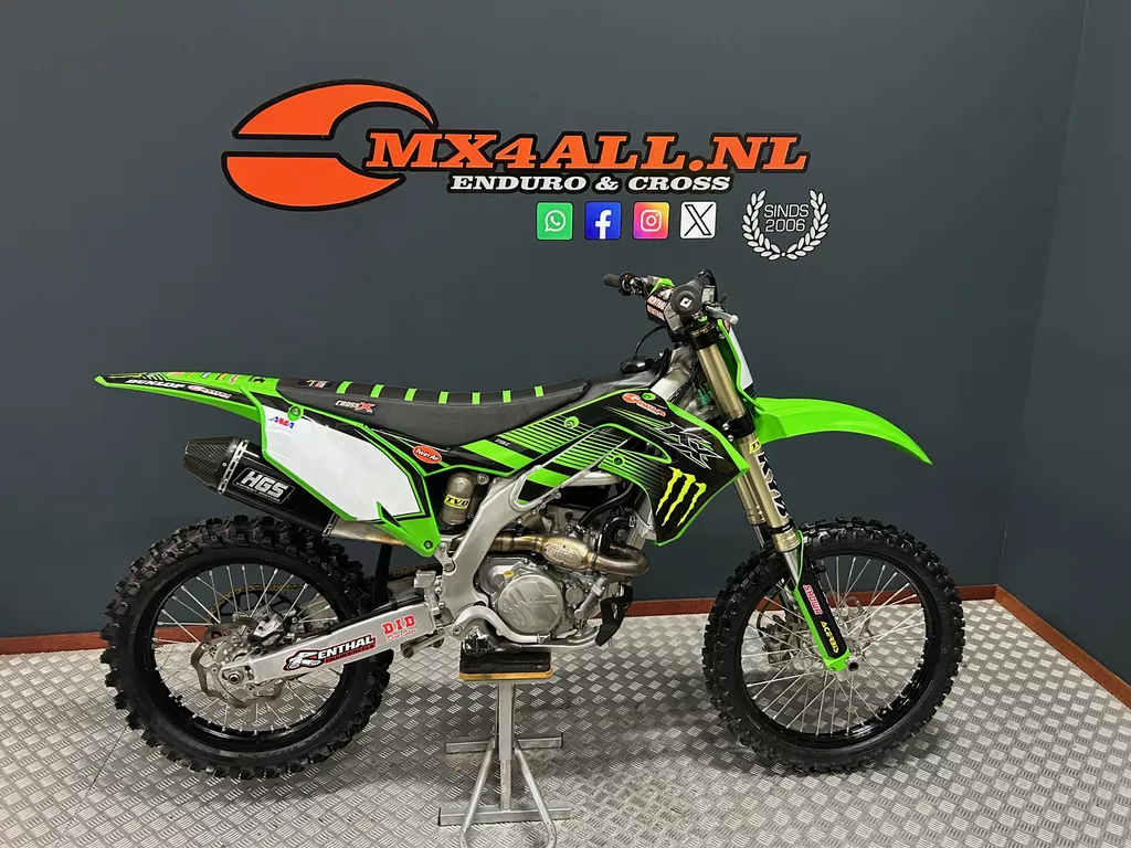 Kawasaki KX250 F 2023 E-start HGS Monster Energy no KXF 450
