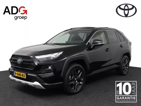Toyota RAV4 2.5 Hybrid AWD ADVENTURE | Panoramadak | Trekhaak | Apple Carplay/Android Auto | Stoelverwarming | Leer | Elektrische Achterklep | Parkeersensoren | 360Camera |