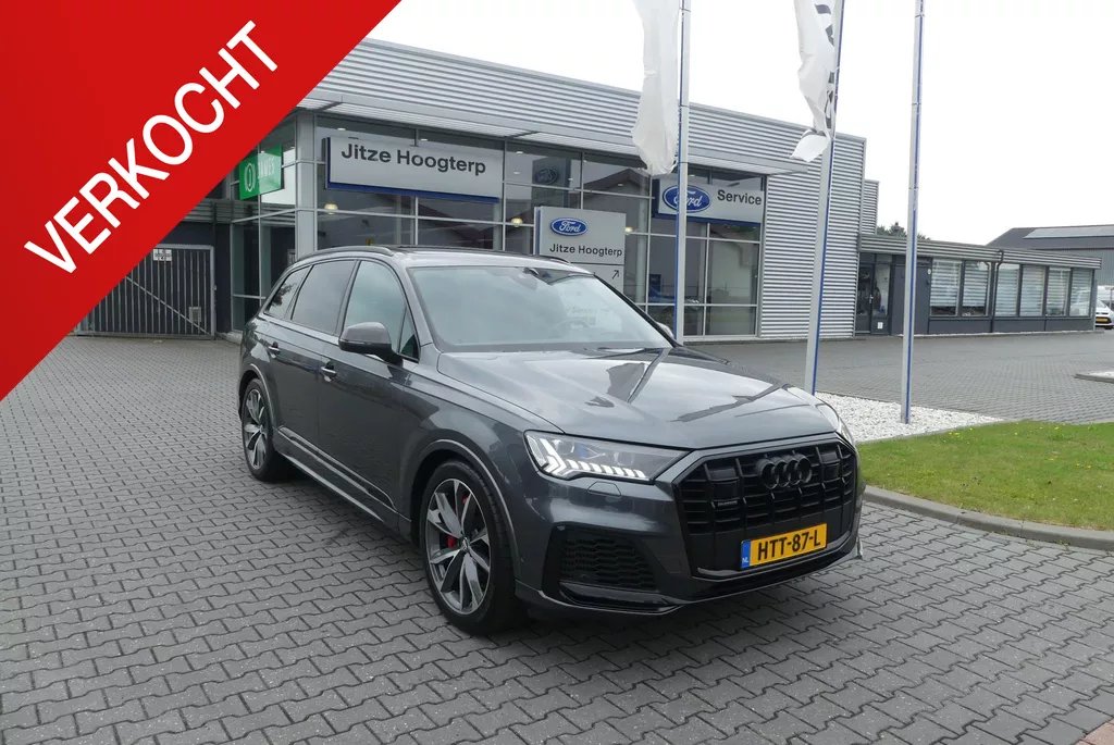 Audi Q7 60 TFSI e quattro Competition PANO, HUD, B&amp;O, LASER, TREKHAAK ELEK, VOORSTOELEN MEMORY/ELEK, ACHTERBANK VERW, ACHTERKLEP ELEK, 78.488KM