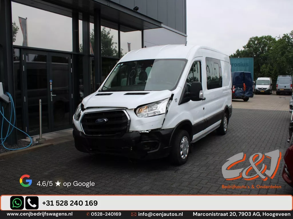 Ford Transit 2.0TD 130pk 96kW M6 Trend Dubbele cabine l1 h2 airco navi cruise