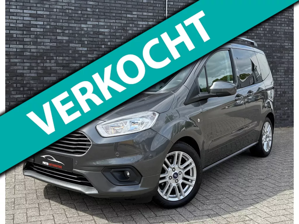 Ford Tourneo Courier 1.0 Titanium NWE Distributie|Groot Navi|Cruise|Stoelverwarming|DAB|Apple Carplay|PDC V+A|Topstaat!