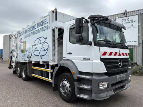 Mercedes-Benz Axor 2529 6 x 2 , euro 5 manual weighing system, 70 % tyres,