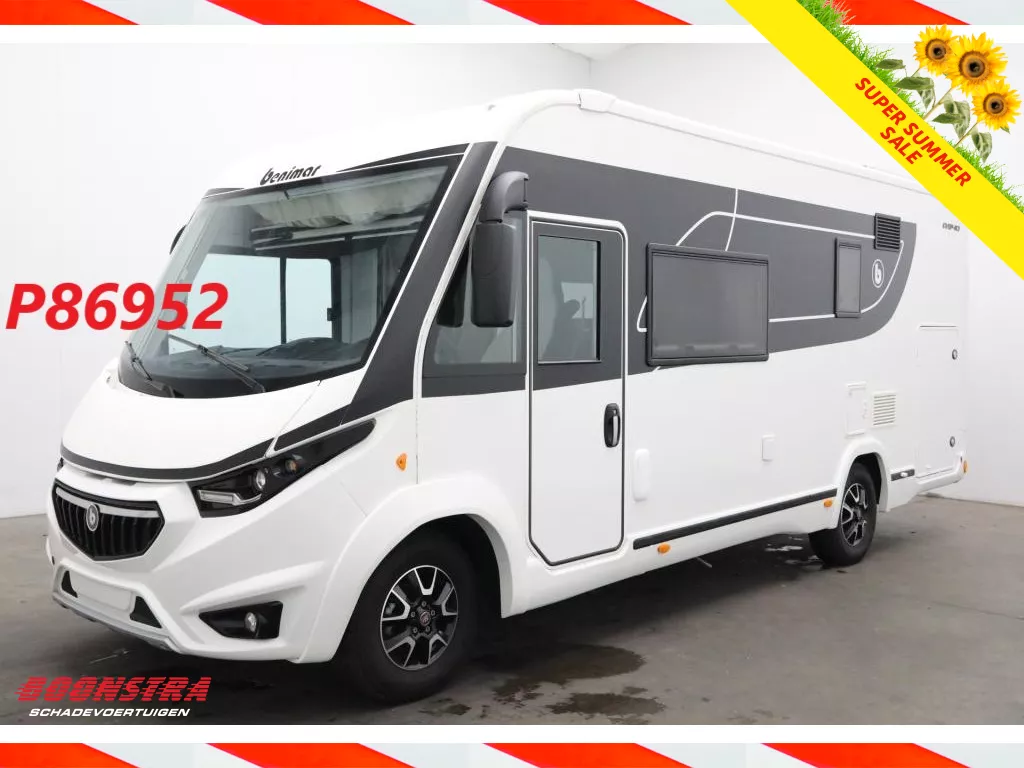 Fiat Ducato Benimar Amphitryon 940 2.3 MJ Luifel Solar Fietsendrager Stapelbed Hefbed TV 25.519 km!