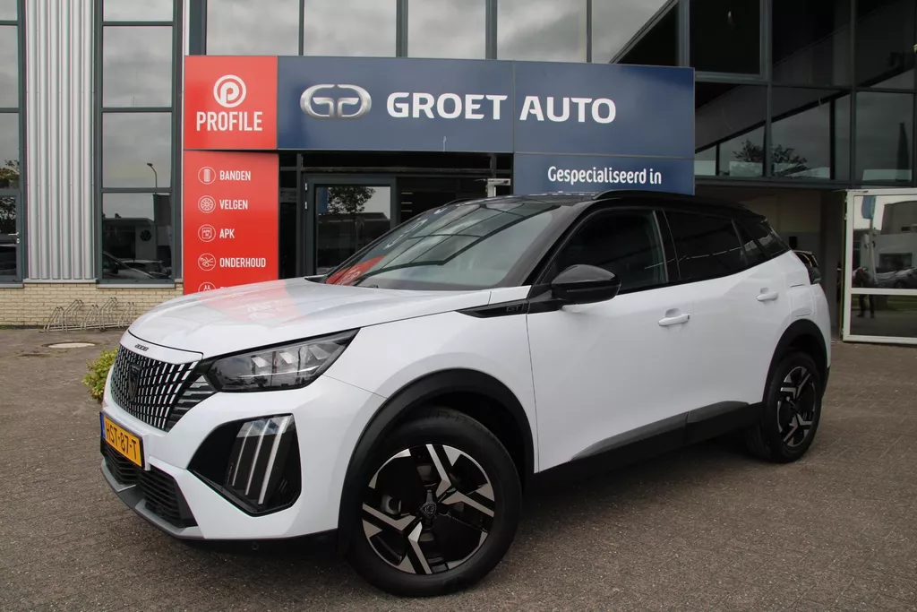 Peugeot 2008 1.2 PureTech 130pk GT Automaat Airco Navi Camera Carplay Fabrieksgarantie 05-2026