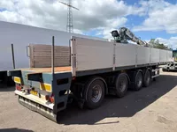 Floor Stenen Stein Stone trailer/Kennis/HIAB Roller /14 ton/mtr,alcoa,bricks,crane,kran,2 liftassen 2 stuur assen Foto