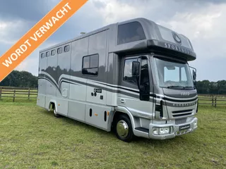 Iveco Eurocargo 7.5T 3-paards paardenvrachtwagen LIVING Marge