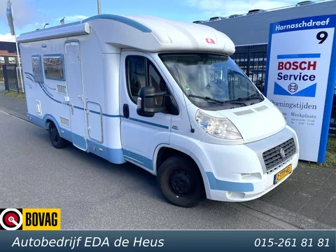 Adria Mobil Adriatik 740 Camper Fiat Ducato 2.3 JTD 130 met airco, fietsenrek, camera, CarPlay, kachel, douche, etc.