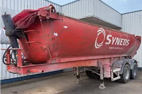 Trailer General 2 Axle , 8 Tyres , Steel Tipper Trailer , Spring Suspension , Drum brakes