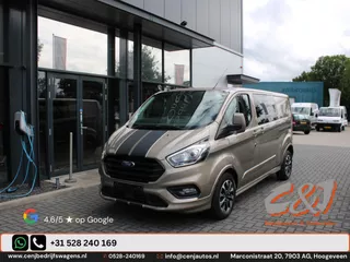 Ford Transit Custom 2.0TD170Pk Sport Dubbele cabine sport airco navi cruise luxe marge