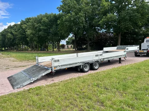 kuiper Be oplegger semi dieplader elektrische oprij klep