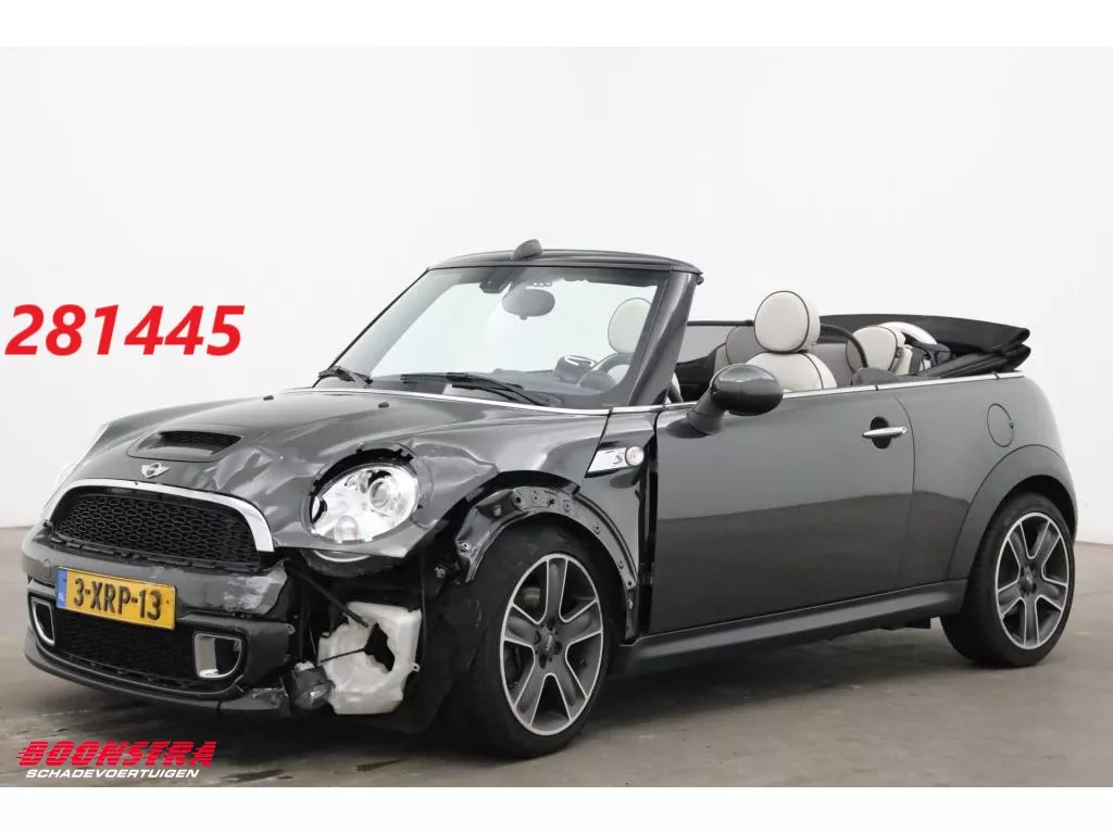 MINI Cooper S Cabrio 1.6 Chili Aut. Orig. NL Leder Navi Clima Cruise SHZ 36.483 km!