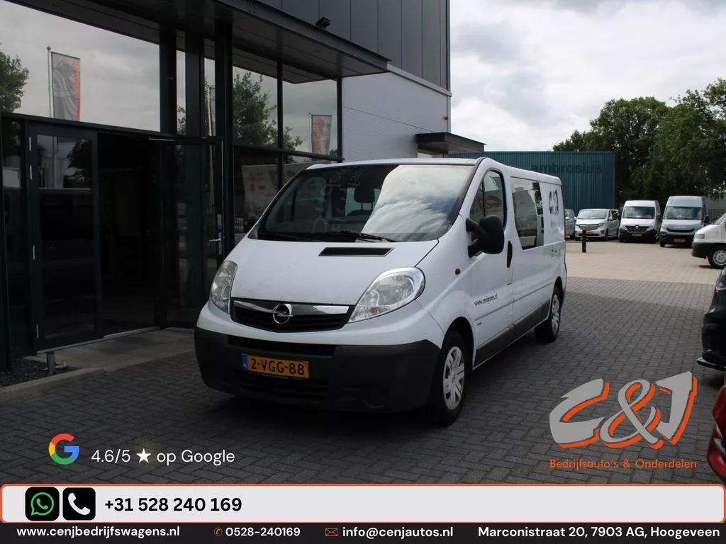 Opel Vivaro 2.0 CDTI L2H1 dubbele cabine airco injector defect.