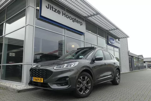 Ford Kuga 2.5 PHEV ST-Line X ELEKT. TREKHAAK, PANO, HUD, WINTER PACK, ADAPT. CRUISE, CLIMA, NAVI, CAMERA V&amp;A, PDC V&amp;A, APPLE CARPLAY/ANDROID AUTO, BLIS, KEYLESS, B&amp;O, ELEKT. ACHTERKLEP, ELEKT. STOEL, 92.189KM
