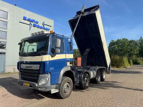 DAF CF 460 EURO 6 8X4 / STEEL SUSPENSION / MEILLER KIPPER