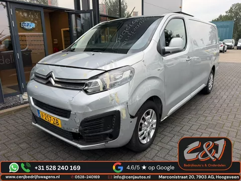 Citroen Jumpy 2.0 BlueHDI 120 Business XL S&amp;S voor- en motorschade l airco l cruise l carplay l HUD l luxe l BTW