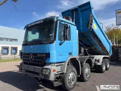 Mercedes Actros 4141 Full Steel - EPS 3 Ped - 8x8 - Airco T07931