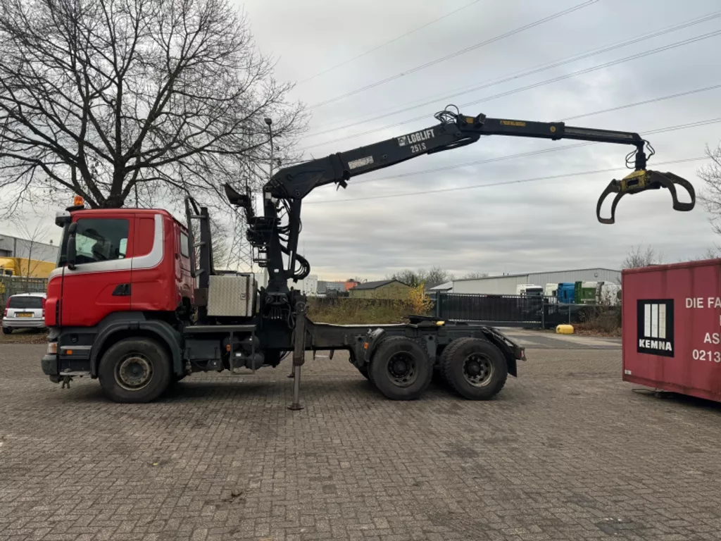 Scania R R420 6X4 EURO 4 MANUAL/RETARDER/LOGLIFT