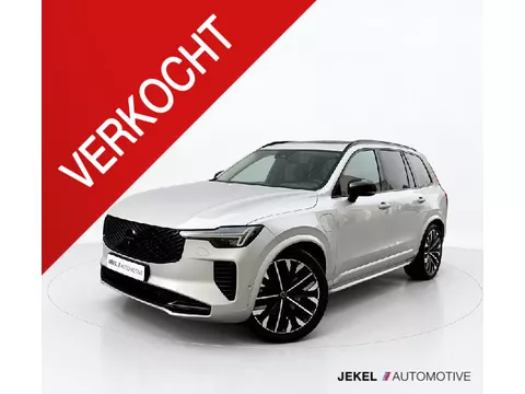 Volvo XC90 2.0 T8 LongRange AWD Ultra Dark Full Option, Massage, B&amp;W geluidsinstallatie, Luchtvering, 360 Camera, Stoelventilatie, Head Up Display