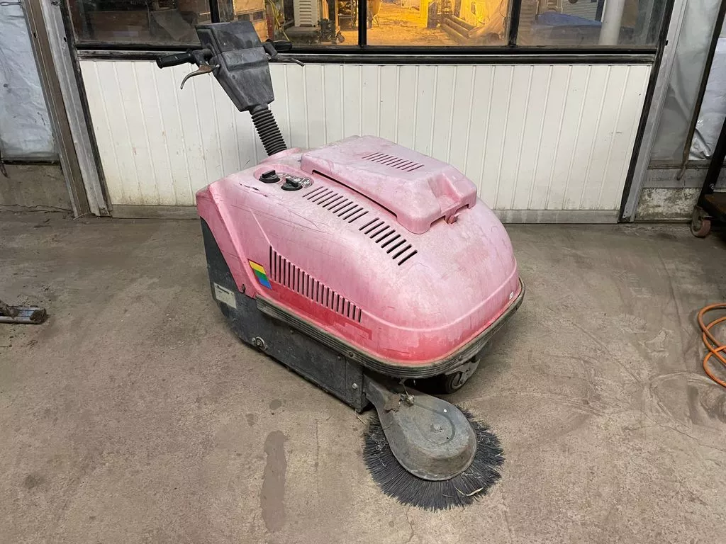 Veegmachine zonder accu