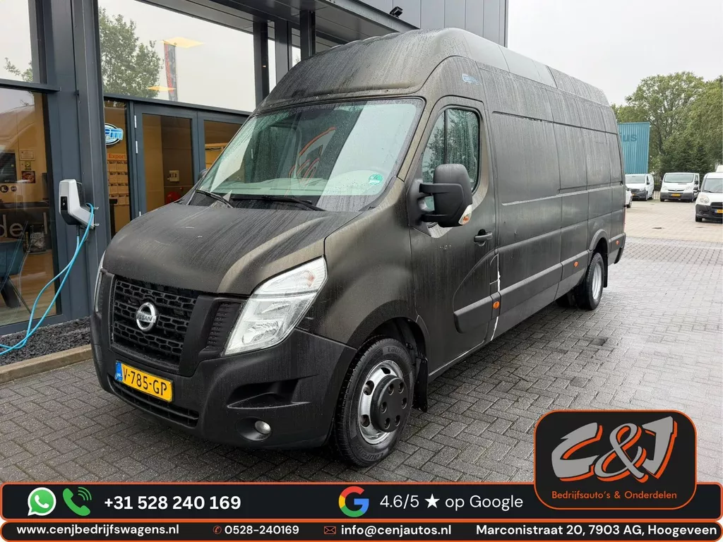Nissan NV400 2.3 dCi L4H3 Acenta Airco l cruise l keyless l dubbellucht l camera l gewrapt l BTW
